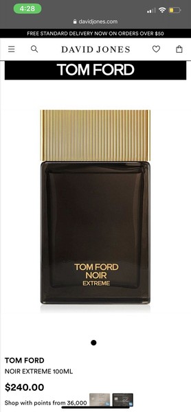 tom ford noir david jones